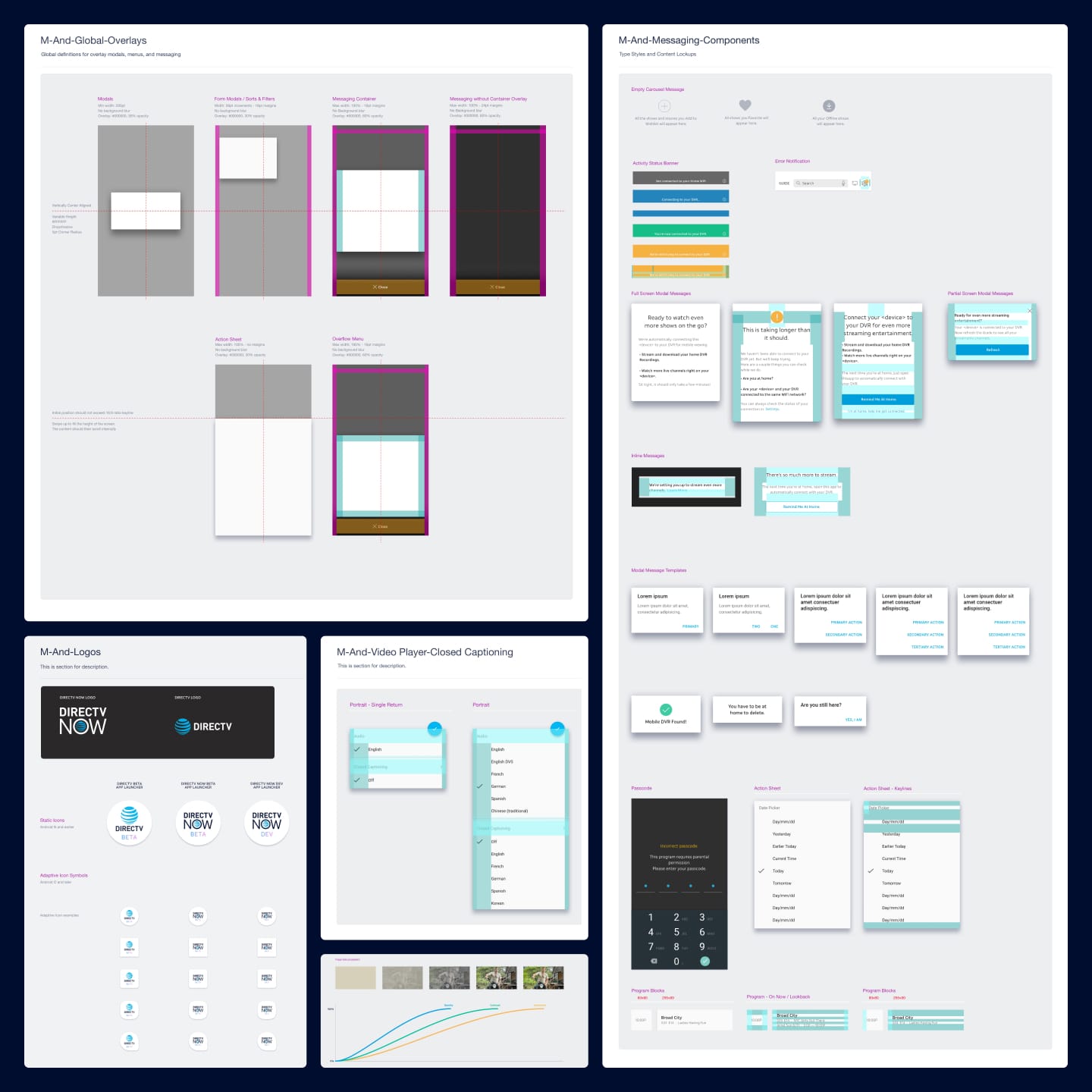 A slice of the UI Kit I worked on